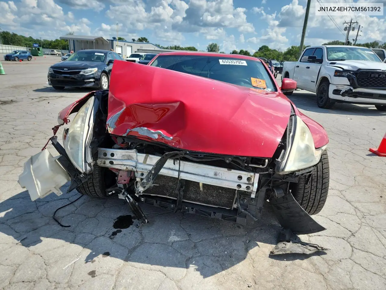 2012 Nissan 370Z Base VIN: JN1AZ4EH7CM561392 Lot: 65535705