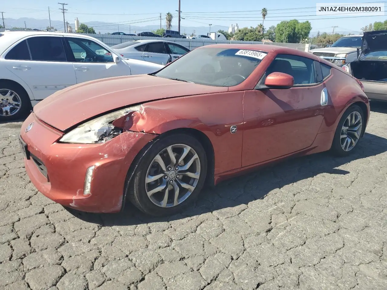2013 Nissan 370Z Base VIN: JN1AZ4EH6DM380091 Lot: 63813965