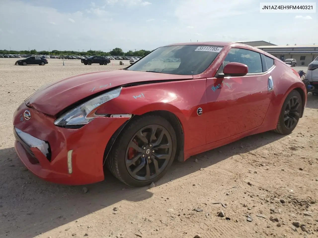 2015 Nissan 370Z Base VIN: JN1AZ4EH9FM440321 Lot: 55117755