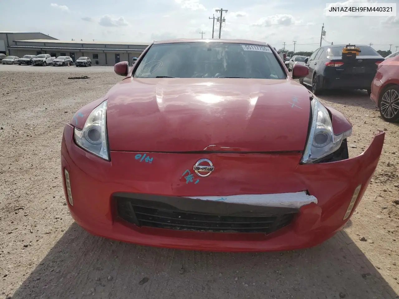 2015 Nissan 370Z Base VIN: JN1AZ4EH9FM440321 Lot: 55117755
