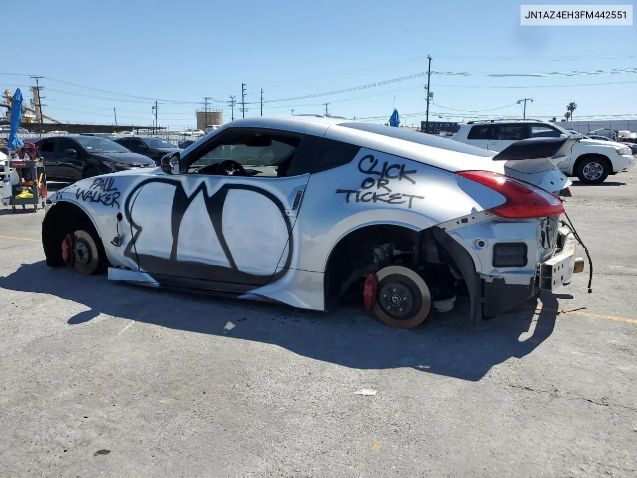 2015 Nissan 370Z Base VIN: JN1AZ4EH3FM442551 Lot: 56244905