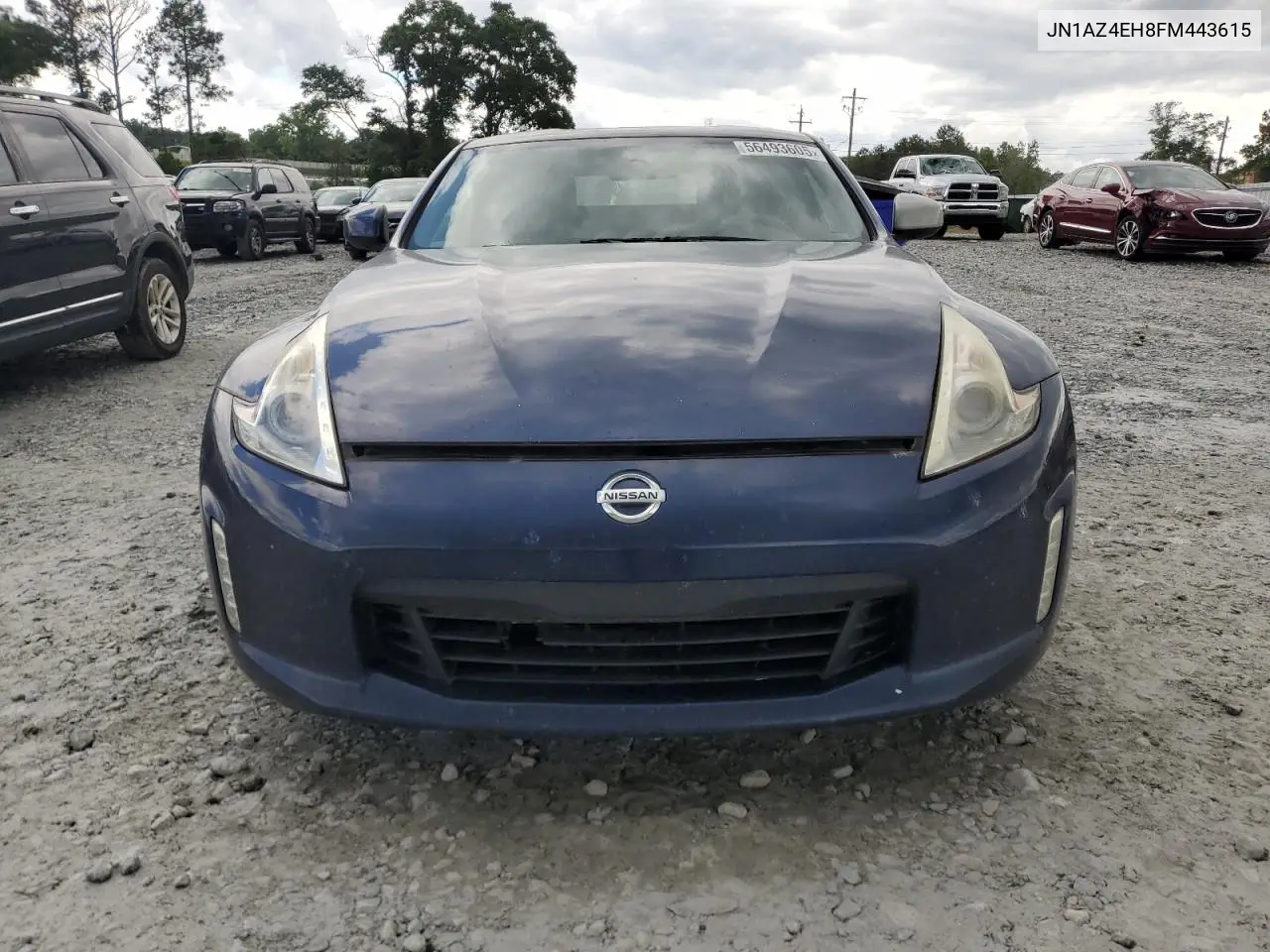 2015 Nissan 370Z Base VIN: JN1AZ4EH8FM443615 Lot: 56493605