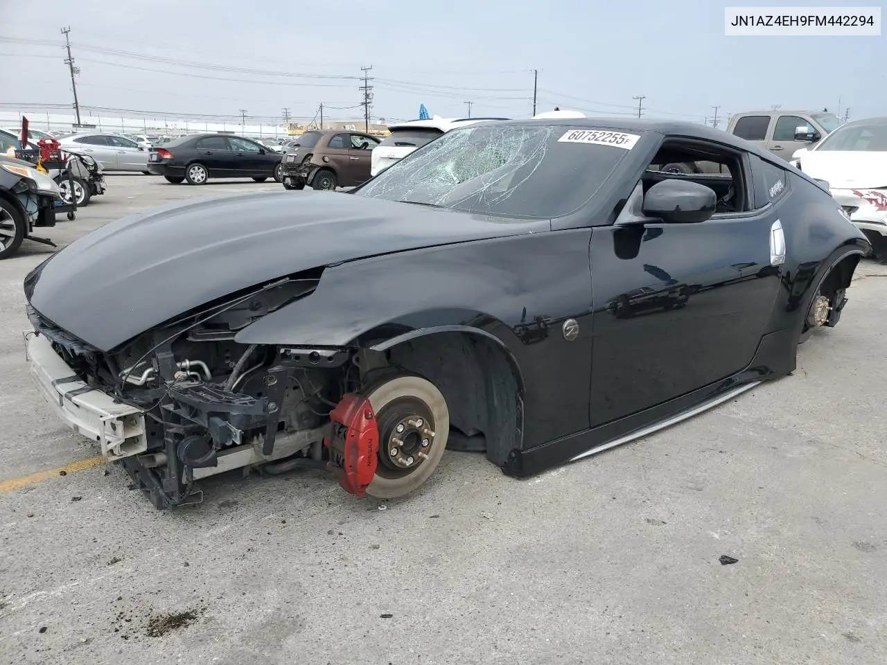 2015 Nissan 370Z Base VIN: JN1AZ4EH9FM442294 Lot: 60752255