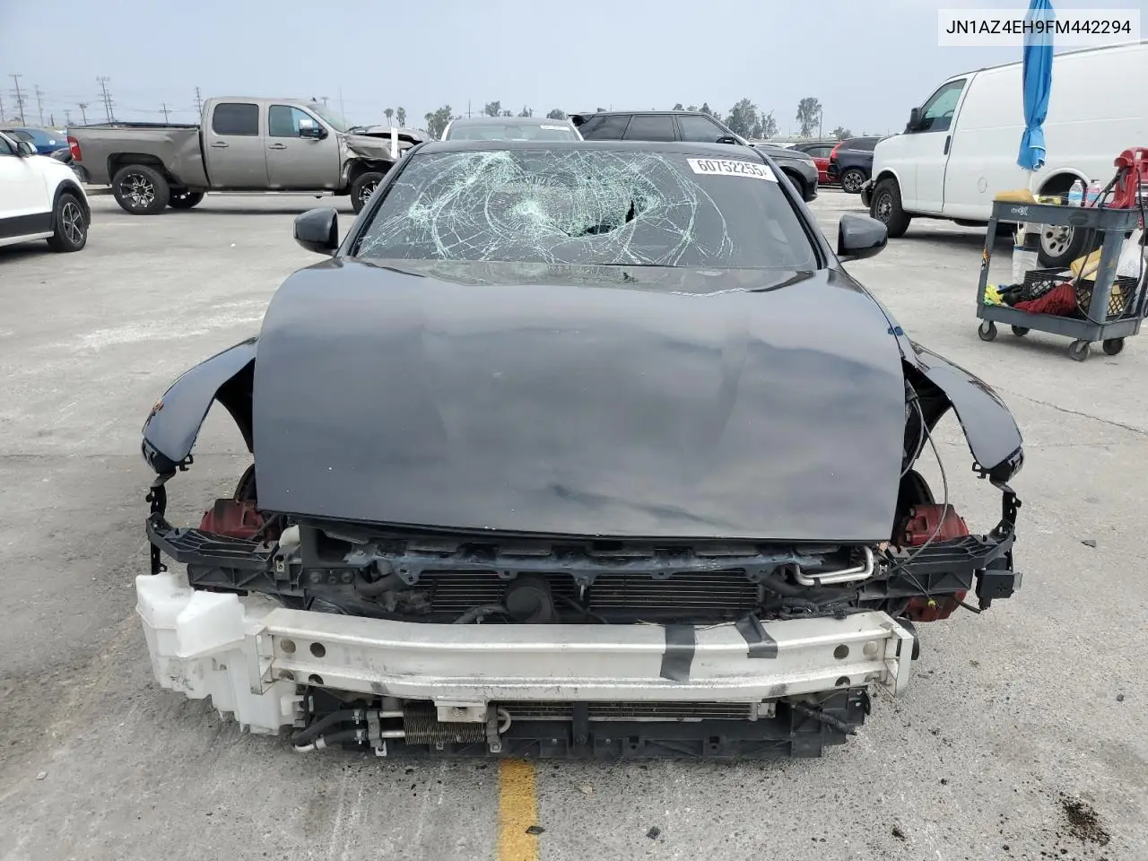 2015 Nissan 370Z Base VIN: JN1AZ4EH9FM442294 Lot: 60752255