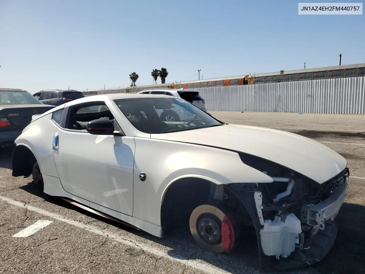 2015 Nissan 370Z Base VIN: JN1AZ4EH2FM440757 Lot: 60865575