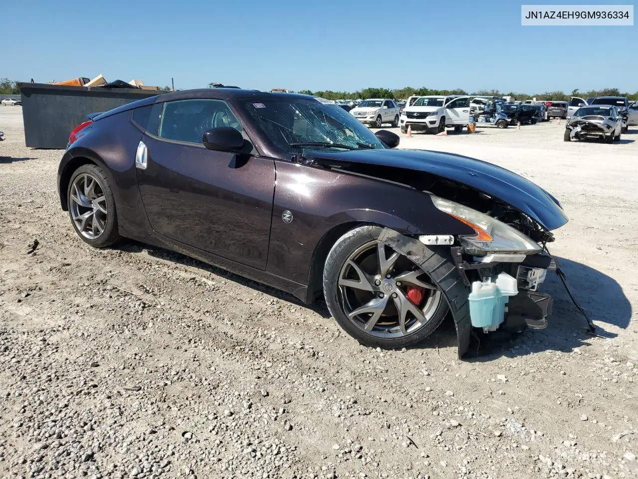2016 Nissan 370Z Base VIN: JN1AZ4EH9GM936334 Lot: 48307465