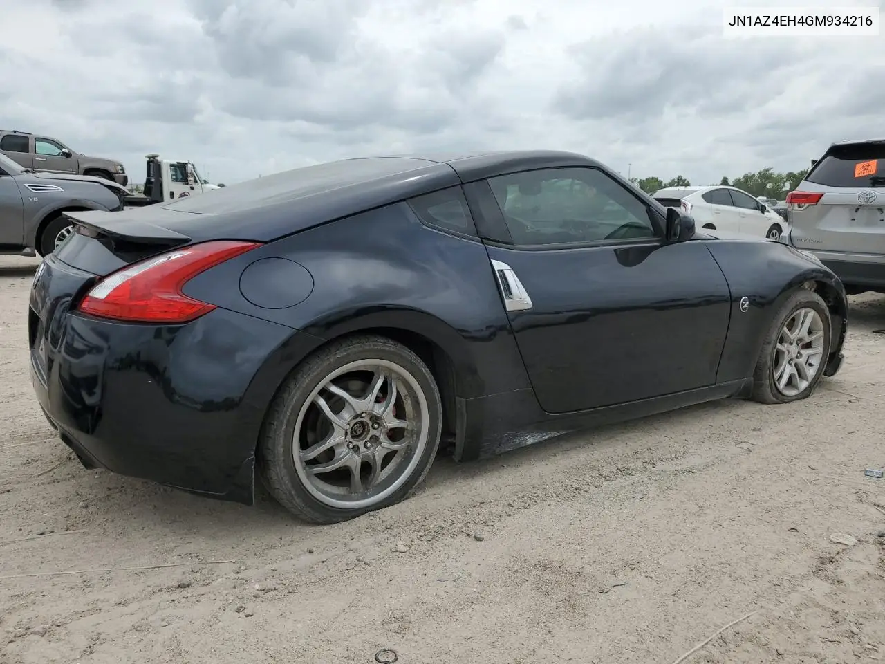 2016 Nissan 370Z Base VIN: JN1AZ4EH4GM934216 Lot: 54712545