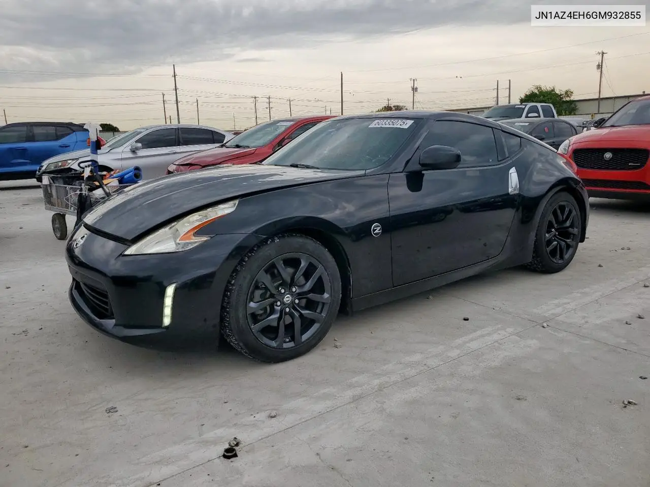 2016 Nissan 370Z Base VIN: JN1AZ4EH6GM932855 Lot: 60335075