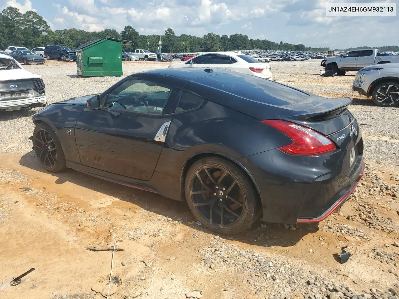2016 Nissan 370Z Base VIN: JN1AZ4EH6GM932113 Lot: 61807145