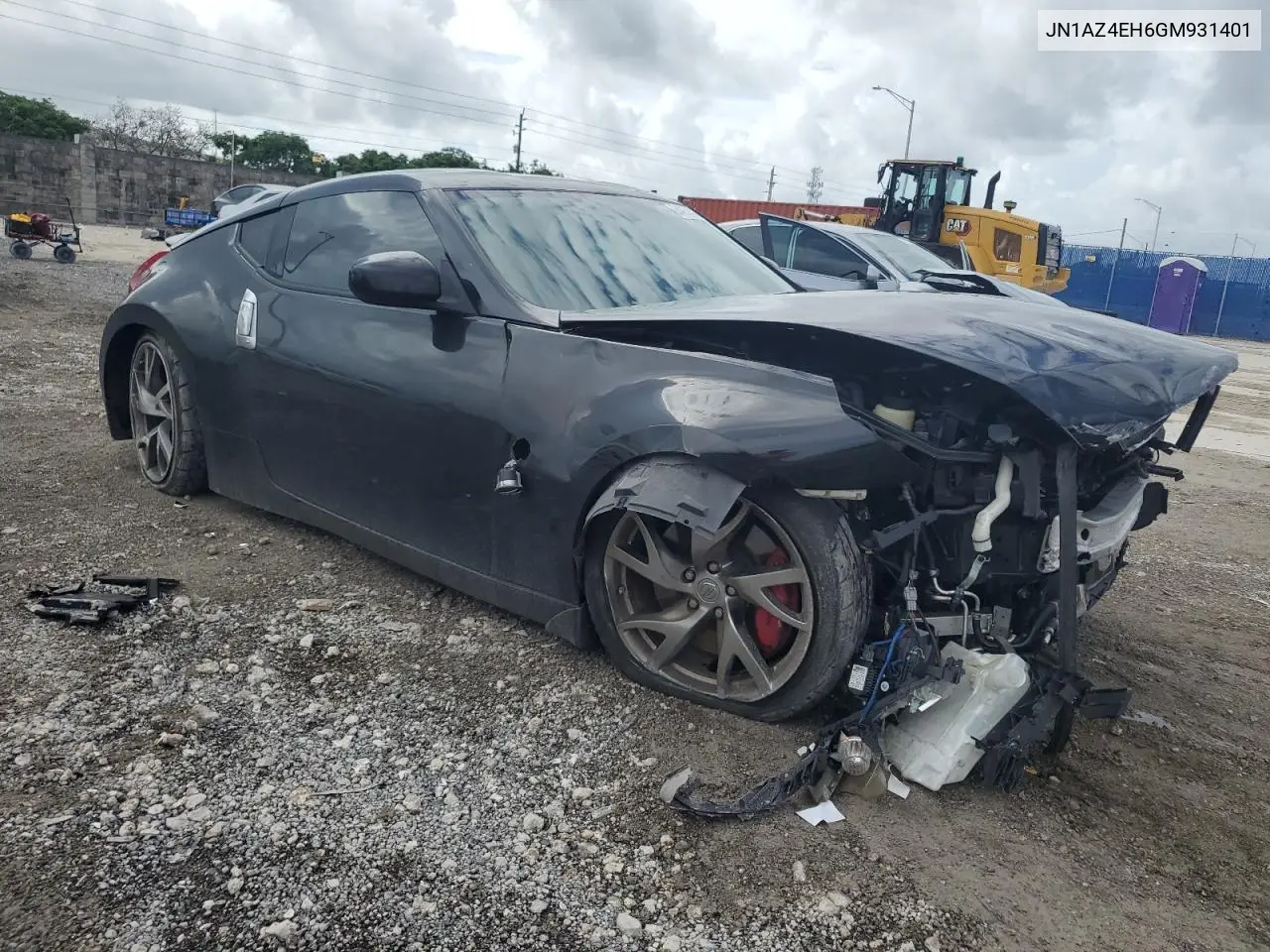 2016 Nissan 370Z Base VIN: JN1AZ4EH6GM931401 Lot: 64970625