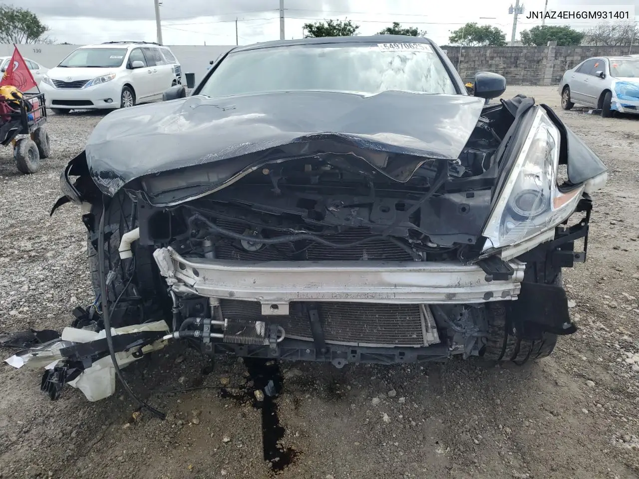 2016 Nissan 370Z Base VIN: JN1AZ4EH6GM931401 Lot: 64970625