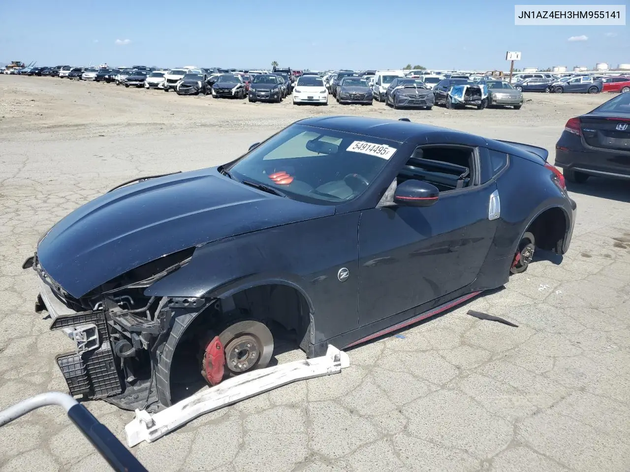 2017 Nissan 370Z Base VIN: JN1AZ4EH3HM955141 Lot: 54914495