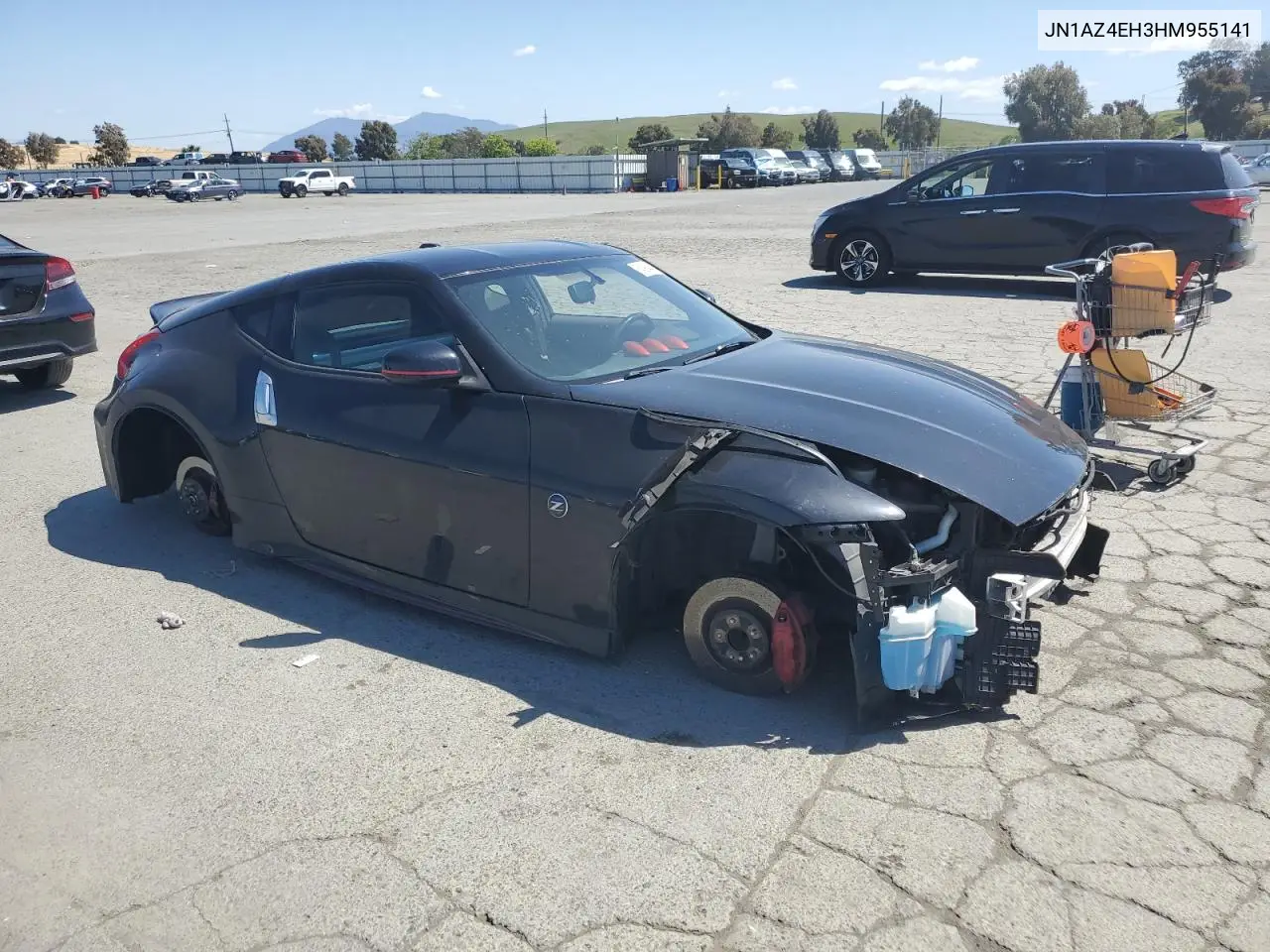 2017 Nissan 370Z Base VIN: JN1AZ4EH3HM955141 Lot: 54914495