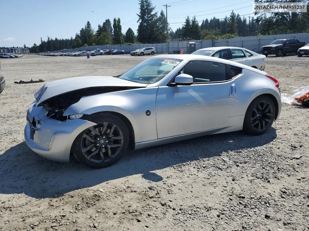 2017 Nissan 370Z Base VIN: JN1AZ4EH7HM951237 Lot: 66218985