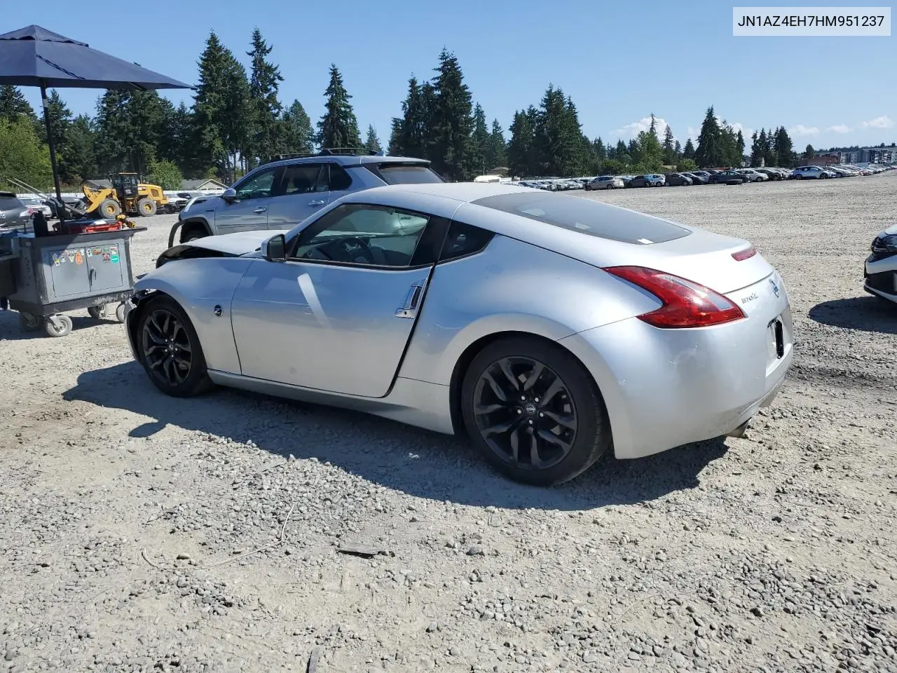 2017 Nissan 370Z Base VIN: JN1AZ4EH7HM951237 Lot: 66218985