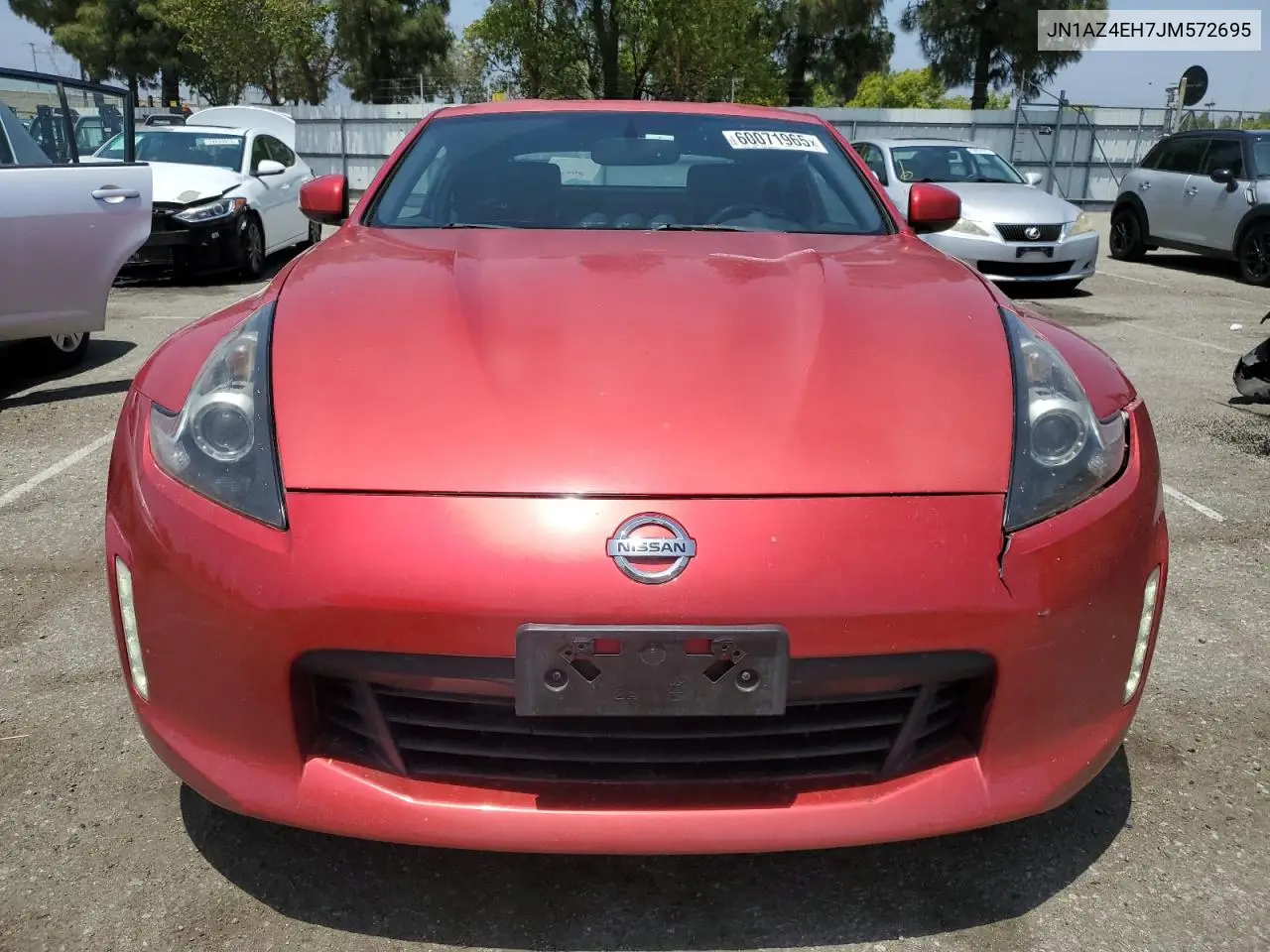 2018 Nissan 370Z Base VIN: JN1AZ4EH7JM572695 Lot: 60071965