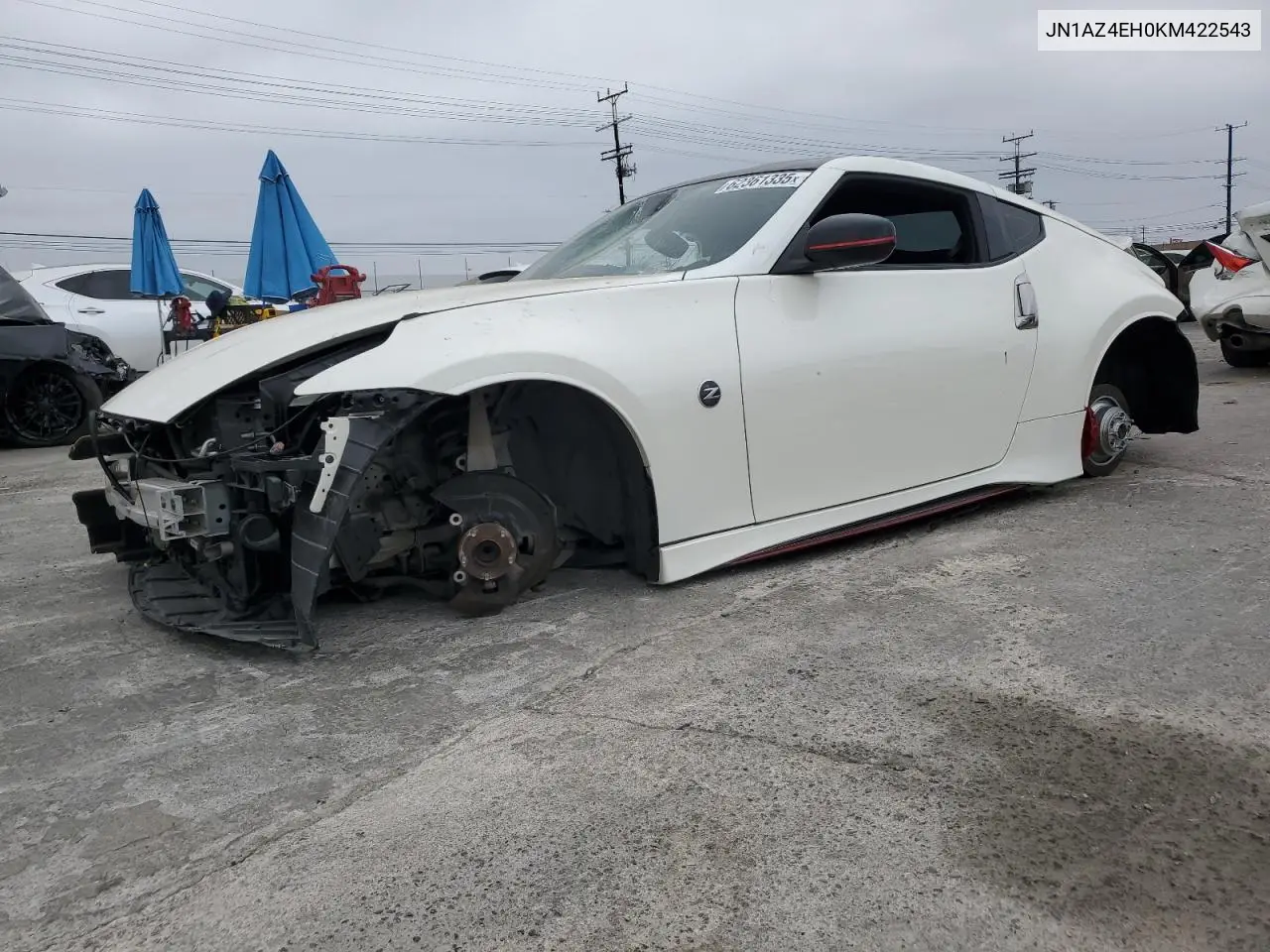 2019 Nissan 370Z Base VIN: JN1AZ4EH0KM422543 Lot: 62361335
