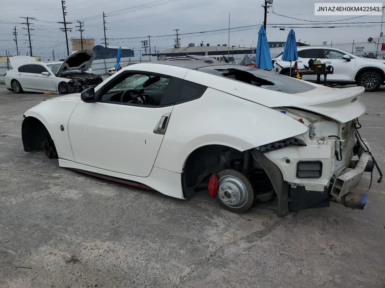 2019 Nissan 370Z Base VIN: JN1AZ4EH0KM422543 Lot: 62361335