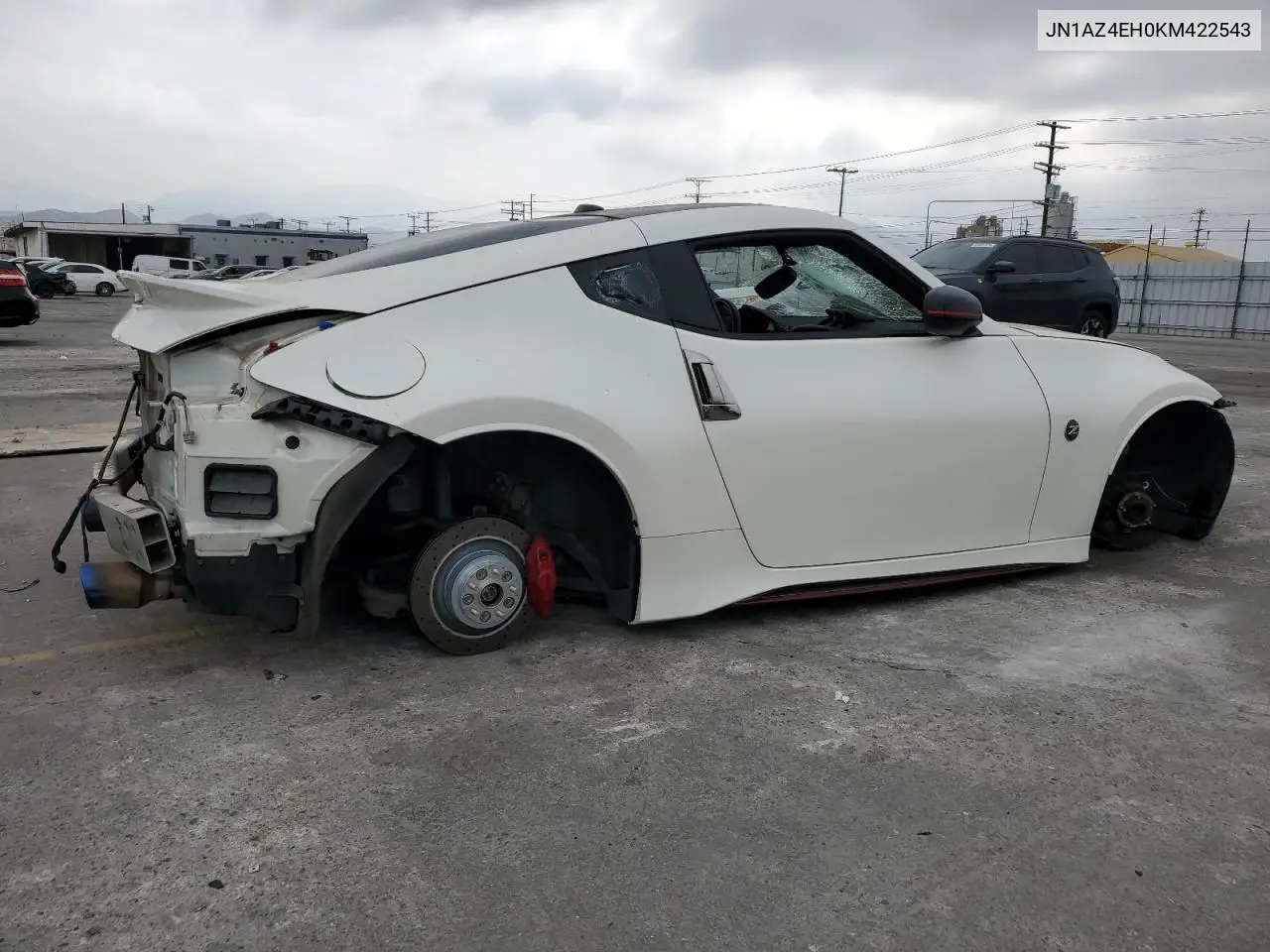 2019 Nissan 370Z Base VIN: JN1AZ4EH0KM422543 Lot: 62361335