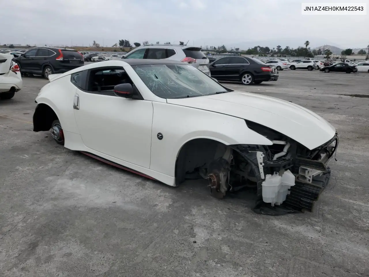 2019 Nissan 370Z Base VIN: JN1AZ4EH0KM422543 Lot: 62361335