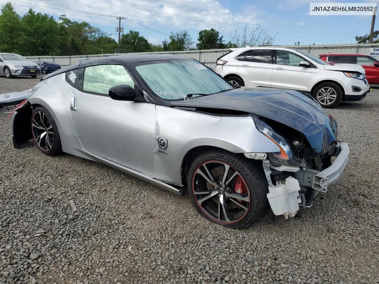 2020 Nissan 370Z Base VIN: JN1AZ4EH6LM820552 Lot: 55721215