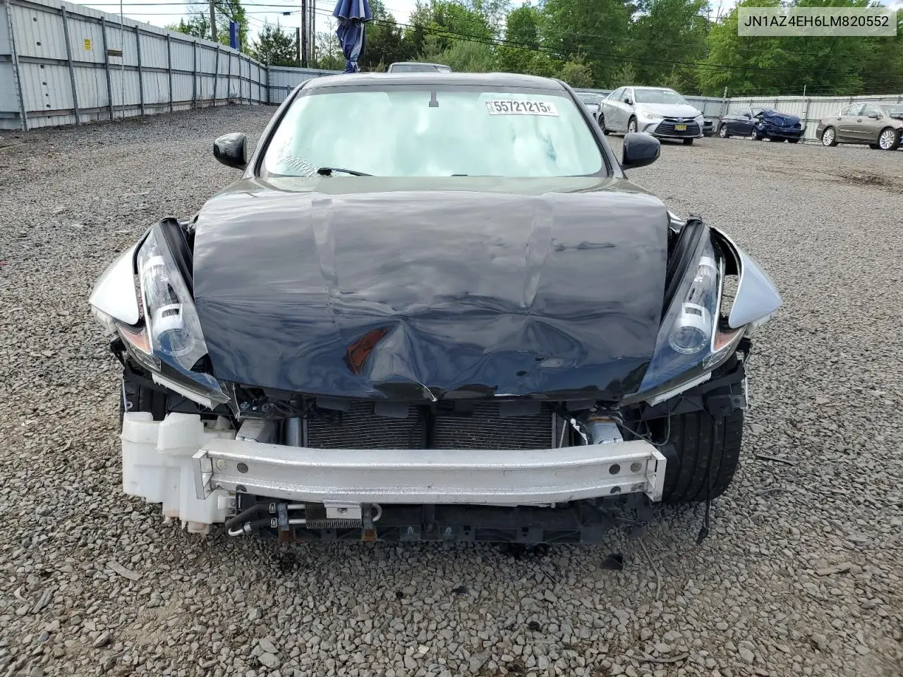 2020 Nissan 370Z Base VIN: JN1AZ4EH6LM820552 Lot: 55721215