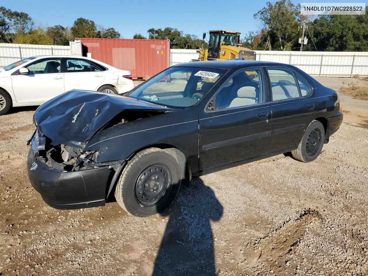 1998 Nissan Altima Xe VIN: 1N4DL01D7WC228522 Lot: 50413465