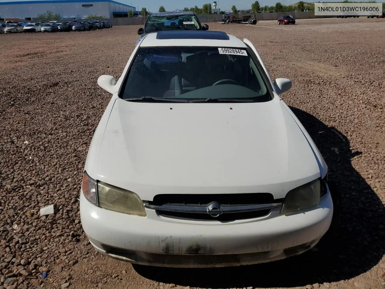 1998 Nissan Altima Xe VIN: 1N4DL01D3WC196006 Lot: 59928945