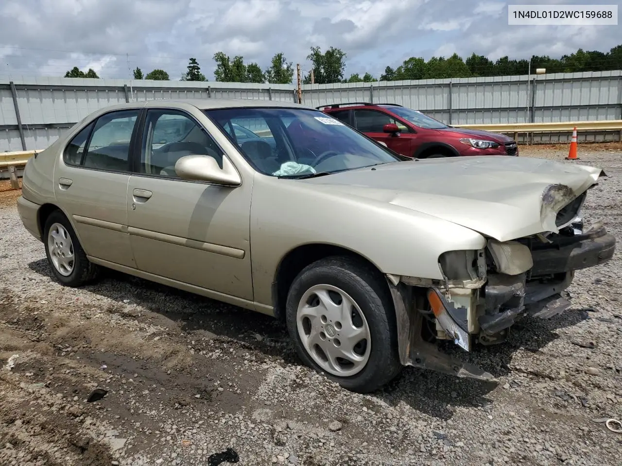 1998 Nissan Altima Xe VIN: 1N4DL01D2WC159688 Lot: 61216625