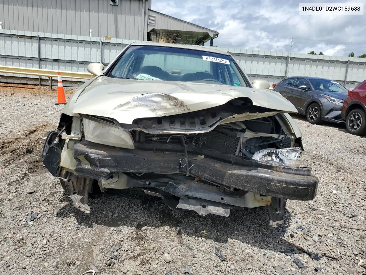 1998 Nissan Altima Xe VIN: 1N4DL01D2WC159688 Lot: 61216625