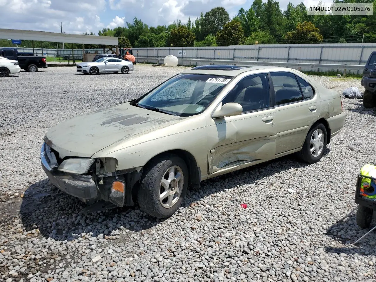 1998 Nissan Altima Xe VIN: 1N4DL01D2WC205276 Lot: 61791705