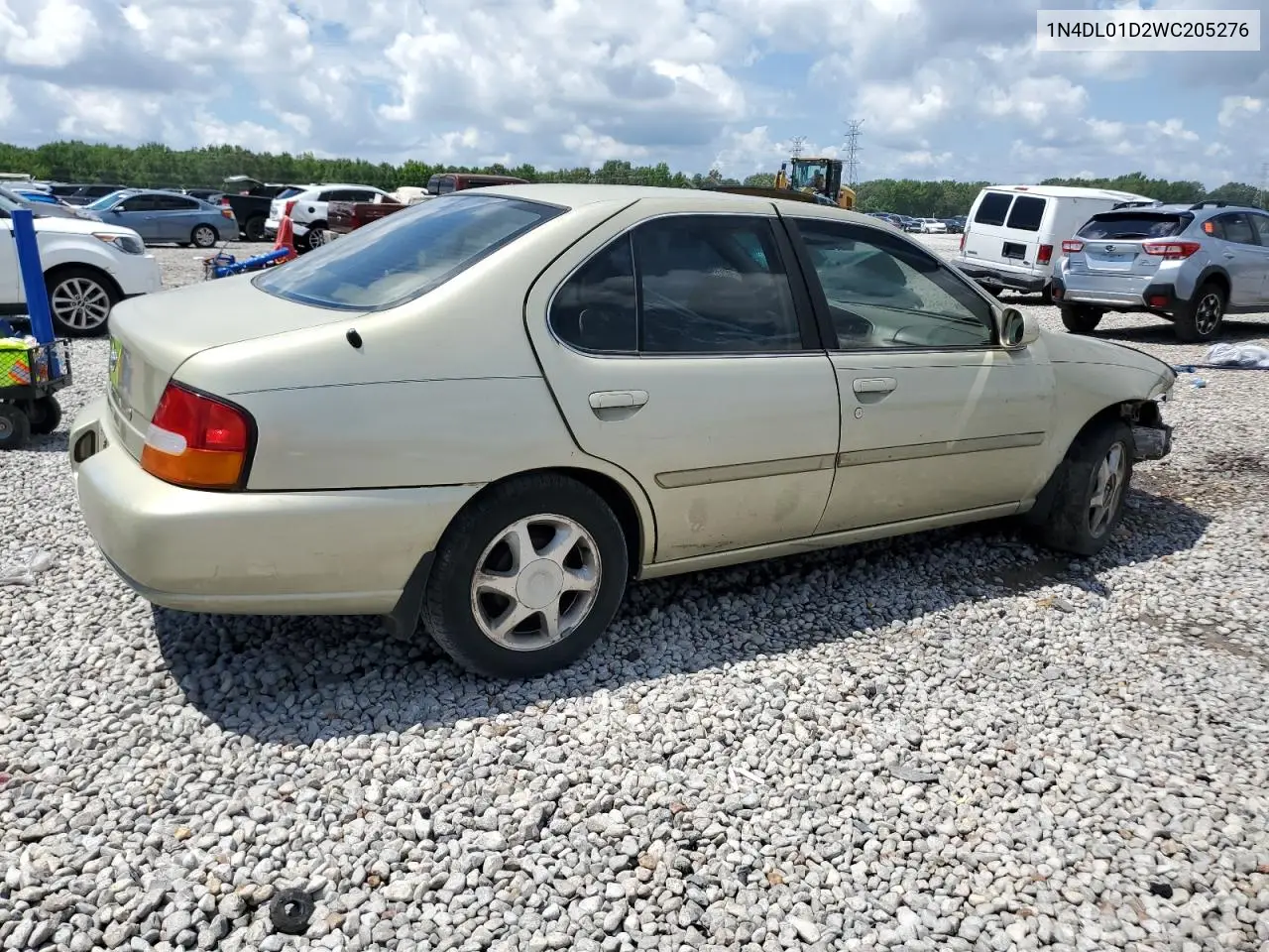 1998 Nissan Altima Xe VIN: 1N4DL01D2WC205276 Lot: 61791705