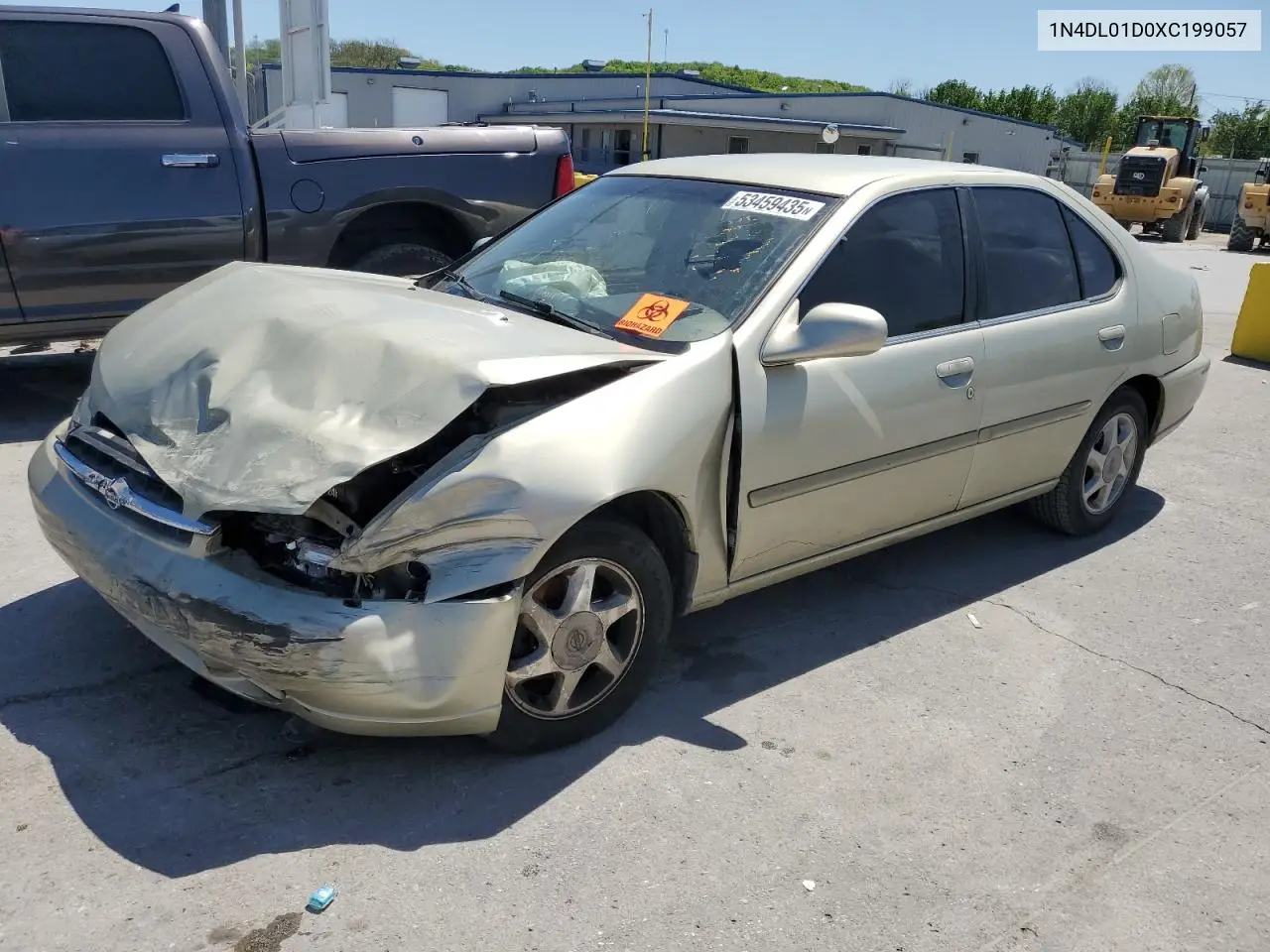 1999 Nissan Altima Xe VIN: 1N4DL01D0XC199057 Lot: 53459435