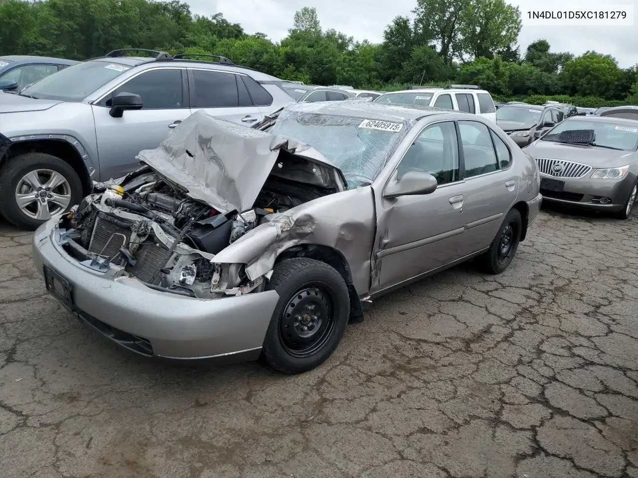 1999 Nissan Altima Xe VIN: 1N4DL01D5XC181279 Lot: 62405915