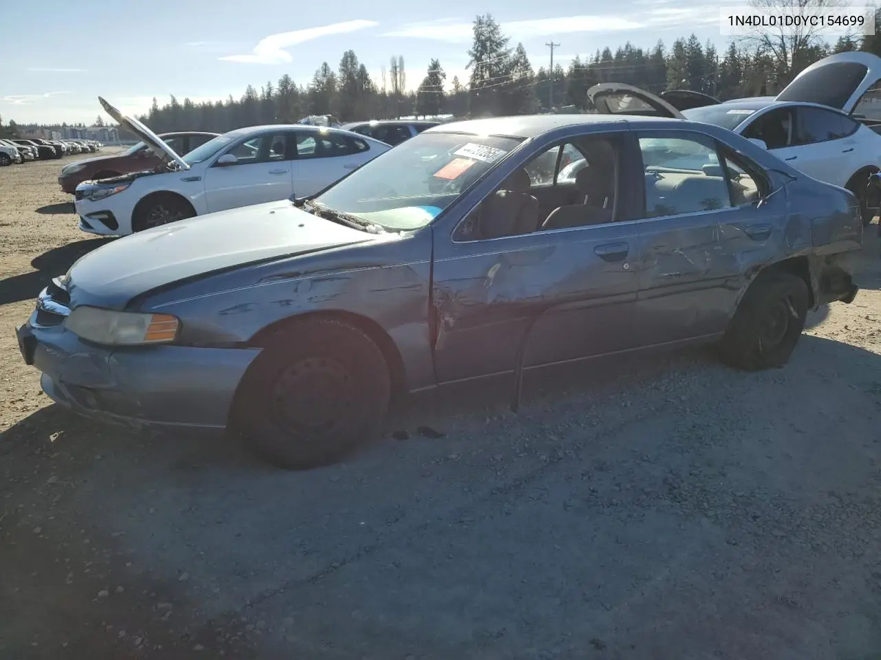 2000 Nissan Altima Xe VIN: 1N4DL01D0YC154699 Lot: 44737265