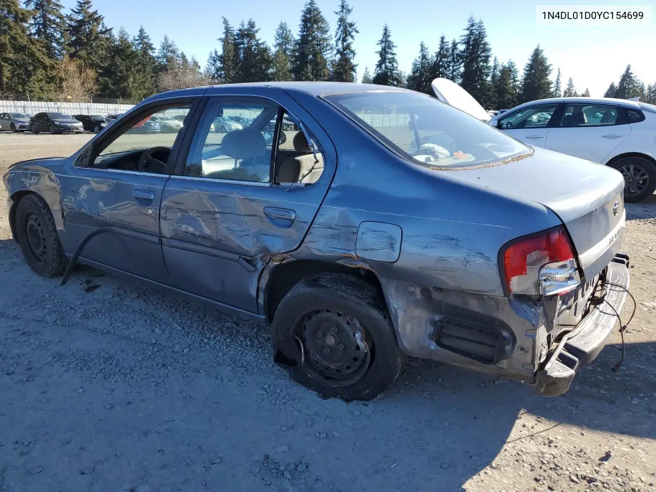 2000 Nissan Altima Xe VIN: 1N4DL01D0YC154699 Lot: 44737265