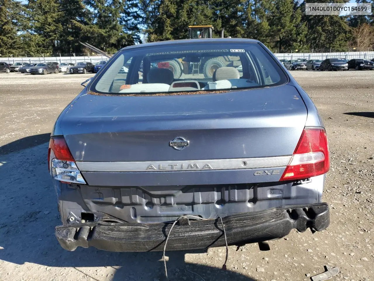 2000 Nissan Altima Xe VIN: 1N4DL01D0YC154699 Lot: 44737265