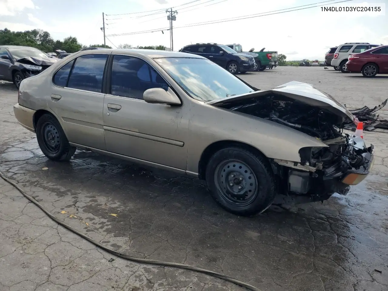 2000 Nissan Altima Xe VIN: 1N4DL01D3YC204155 Lot: 57599465
