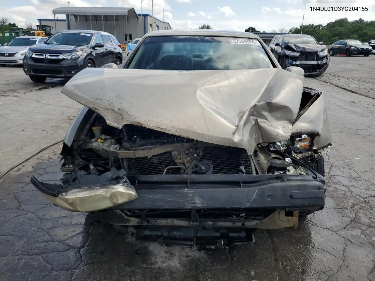 2000 Nissan Altima Xe VIN: 1N4DL01D3YC204155 Lot: 57599465