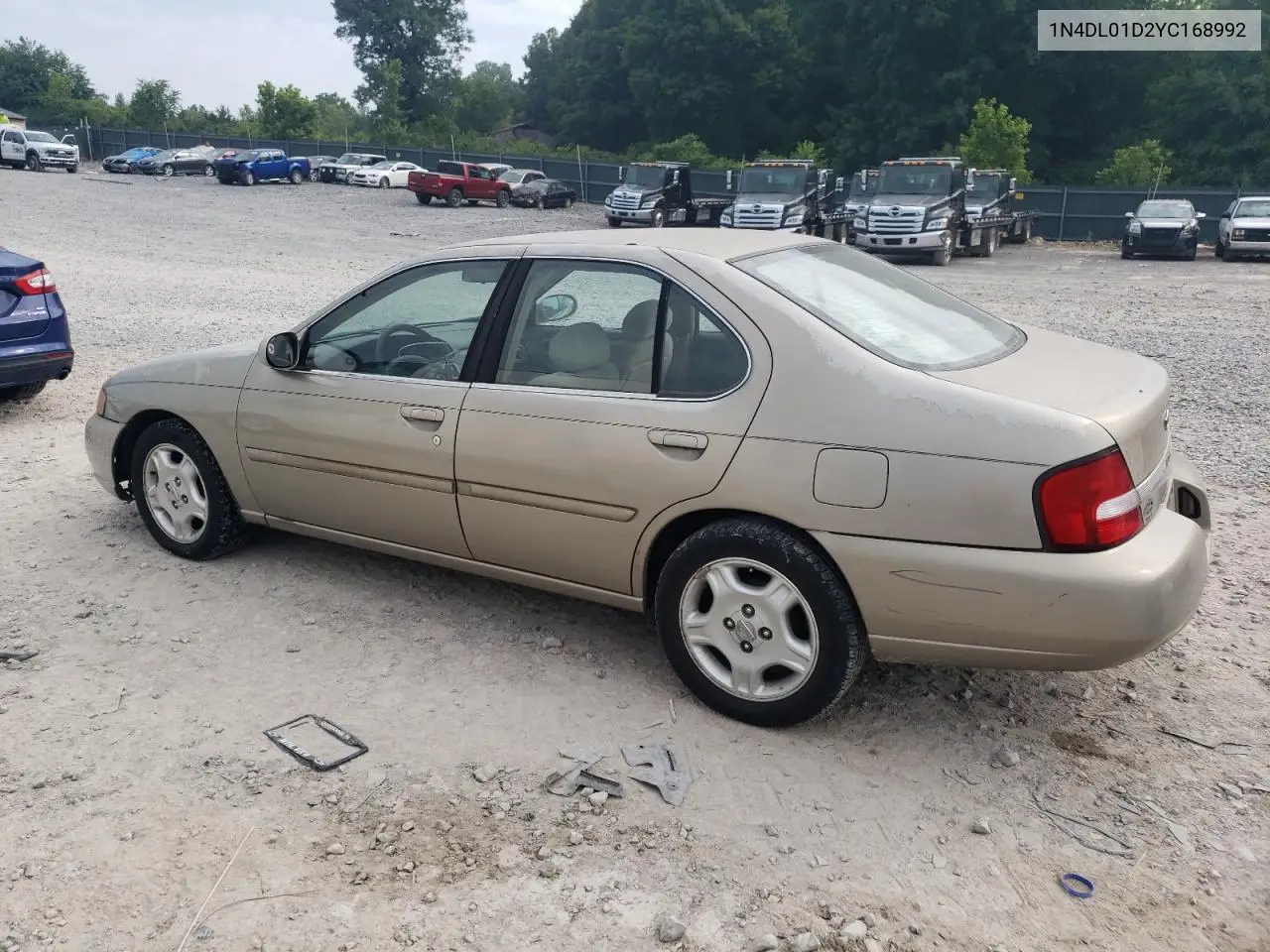 2000 Nissan Altima Xe VIN: 1N4DL01D2YC168992 Lot: 59351625
