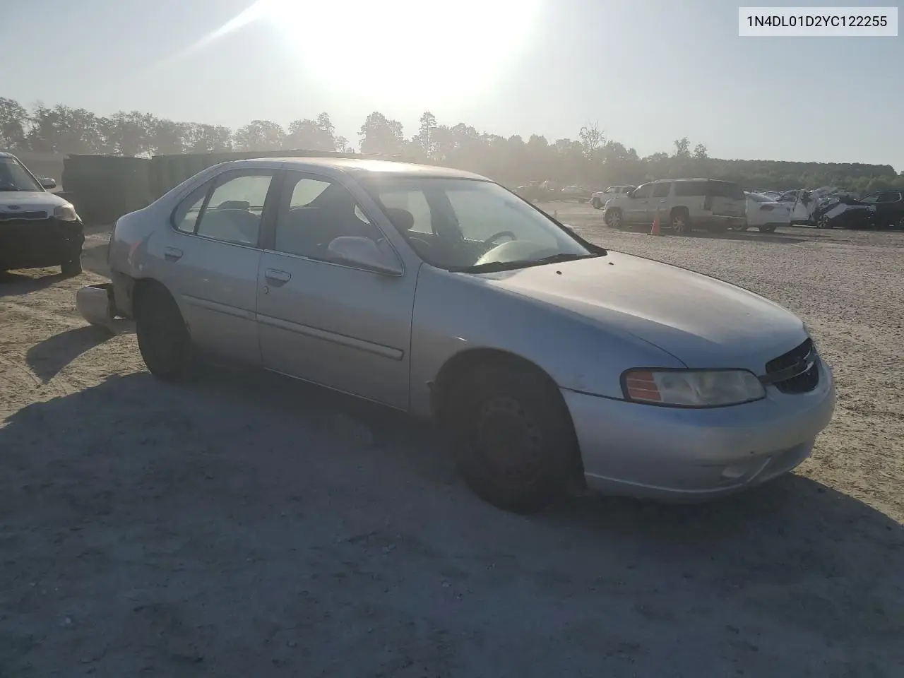 2000 Nissan Altima Xe VIN: 1N4DL01D2YC122255 Lot: 61621545