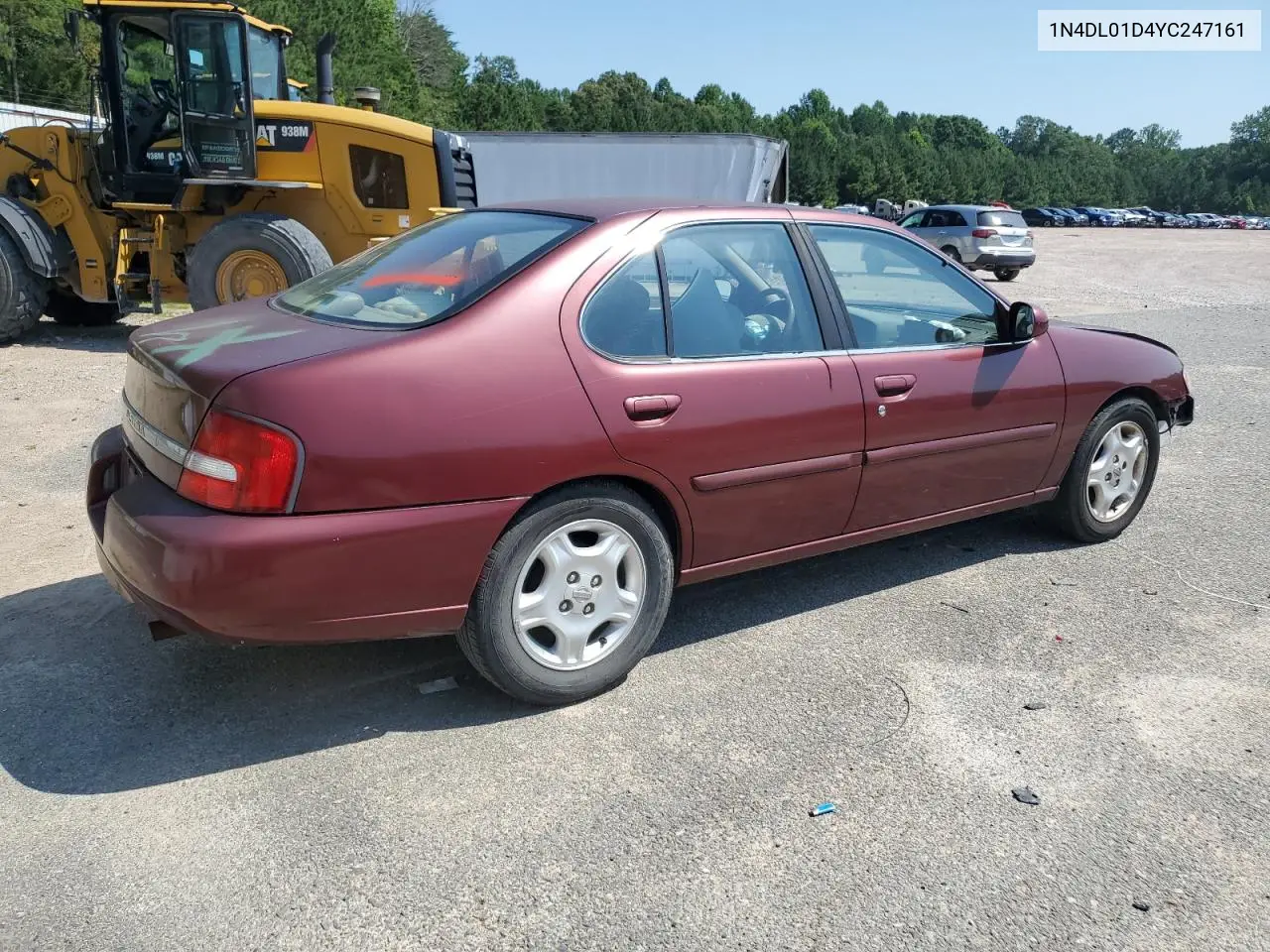 2000 Nissan Altima Xe VIN: 1N4DL01D4YC247161 Lot: 61966685