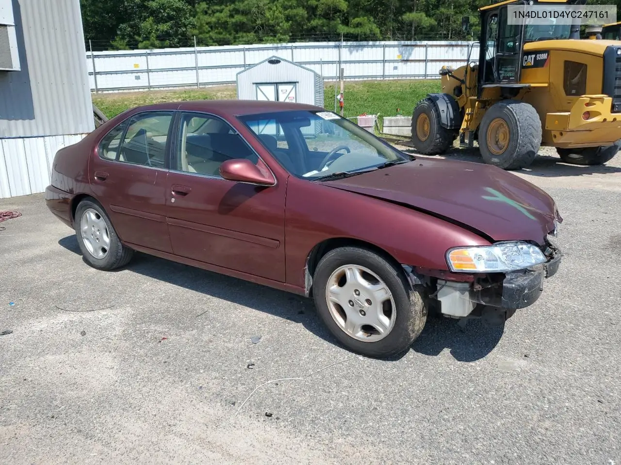2000 Nissan Altima Xe VIN: 1N4DL01D4YC247161 Lot: 61966685