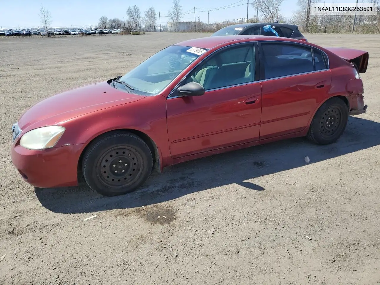 2003 Nissan Altima Base VIN: 1N4AL11D83C263591 Lot: 55139065