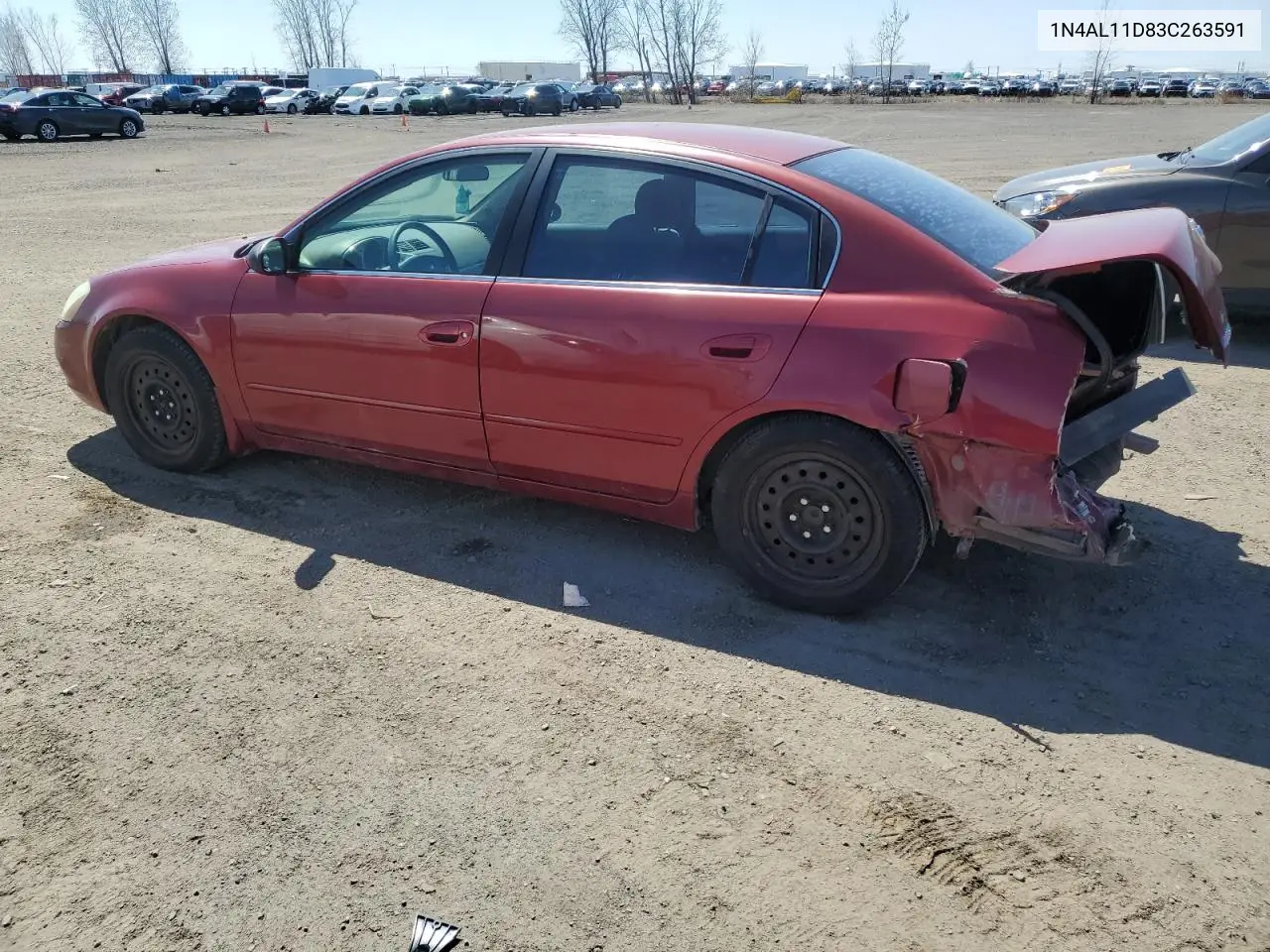 2003 Nissan Altima Base VIN: 1N4AL11D83C263591 Lot: 55139065