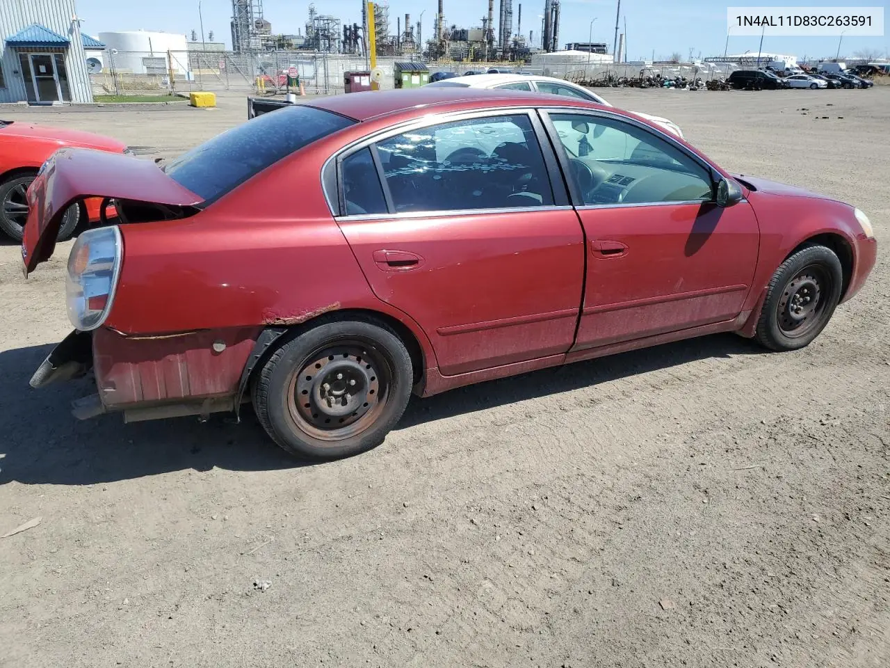 2003 Nissan Altima Base VIN: 1N4AL11D83C263591 Lot: 55139065