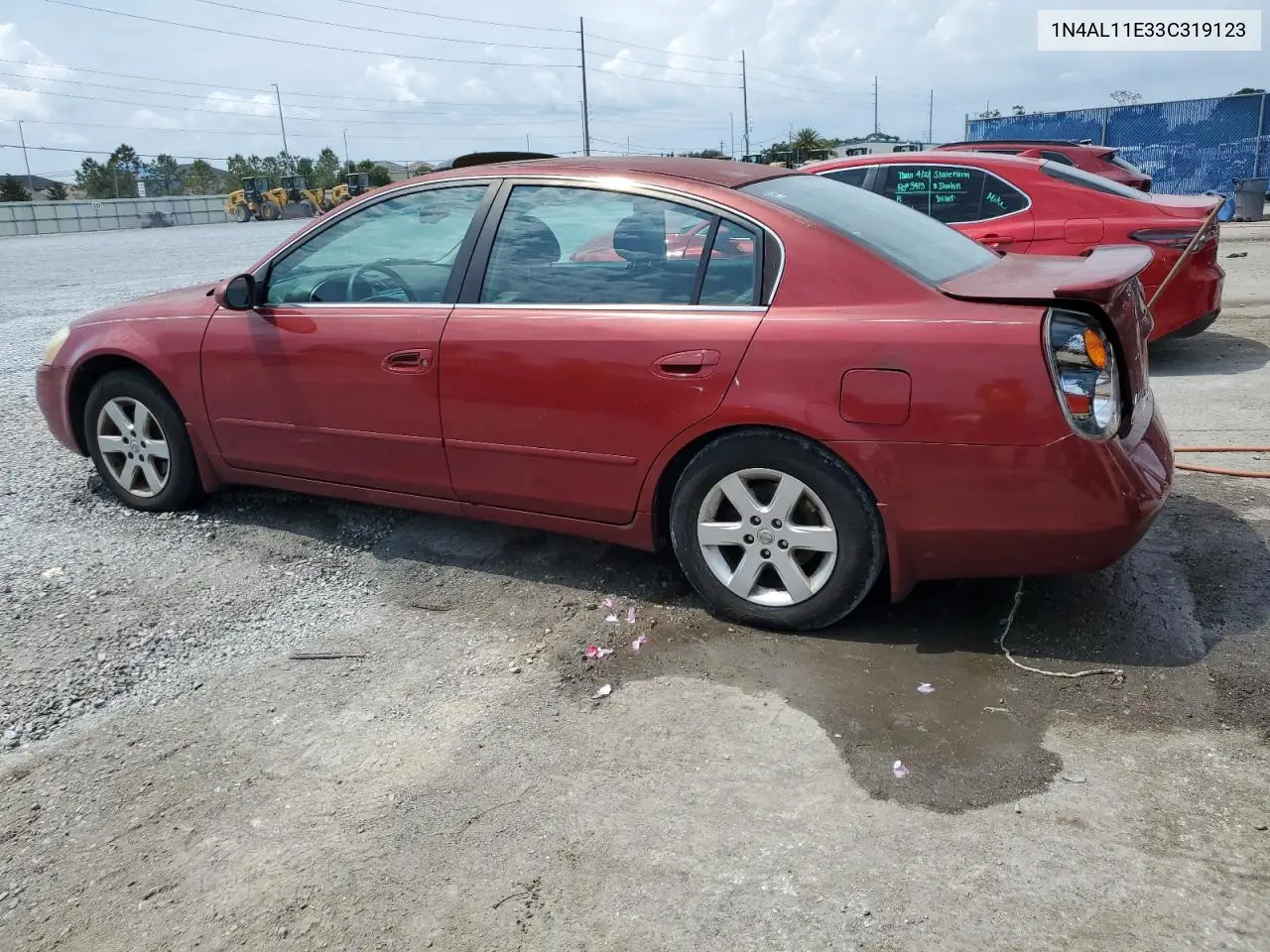 2003 Nissan Altima Base VIN: 1N4AL11E33C319123 Lot: 56246495