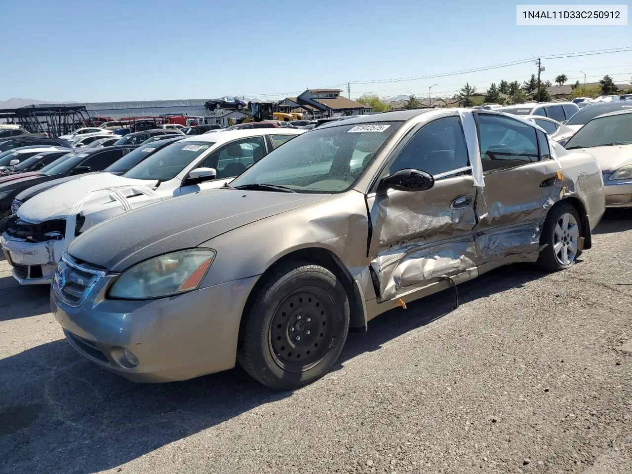 2003 Nissan Altima Base VIN: 1N4AL11D33C250912 Lot: 57912575