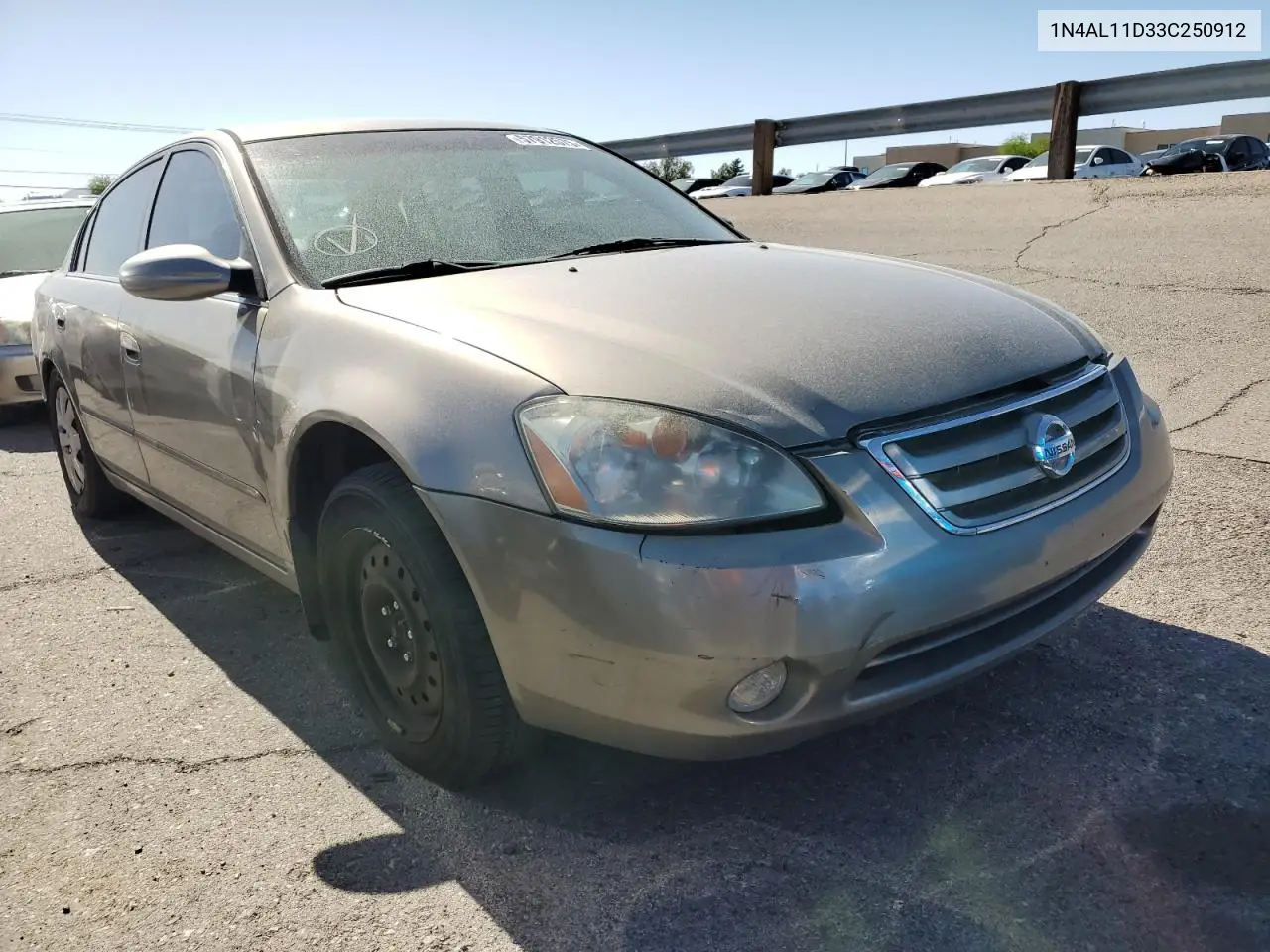 2003 Nissan Altima Base VIN: 1N4AL11D33C250912 Lot: 57912575