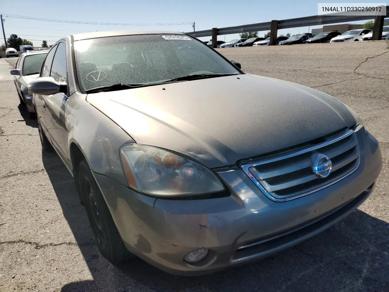 2003 Nissan Altima Base VIN: 1N4AL11D33C250912 Lot: 57912575